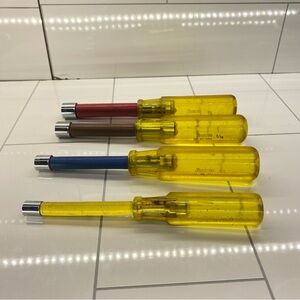 Snap-On Tools Vintage Drv Set(4 Pcs) ND 116 1/2", 110 5/16", 112 3/8, & 114 7/16